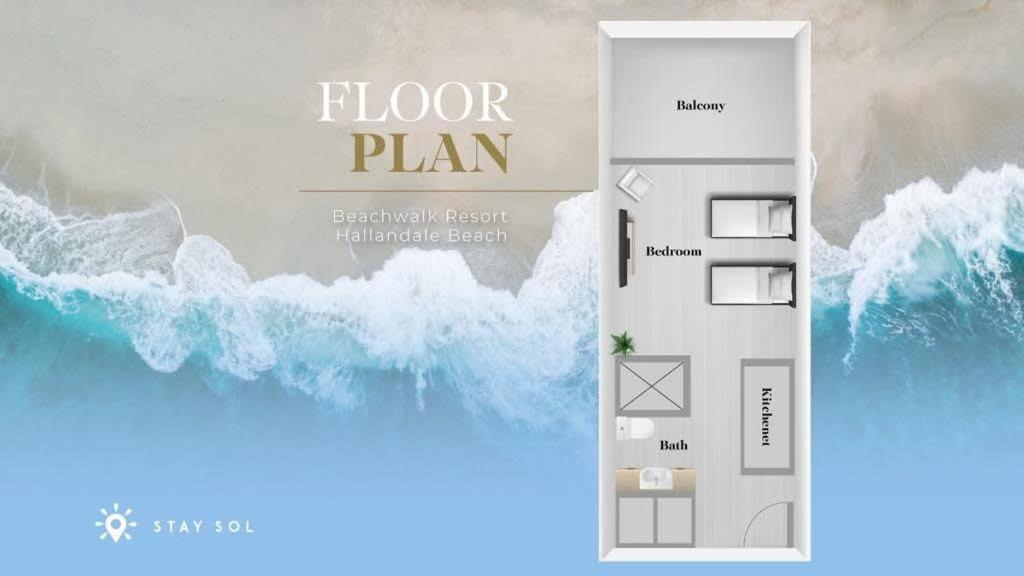 Balcony - Pool - Near Beach - Gym Hallandale Beach Zewnętrze zdjęcie