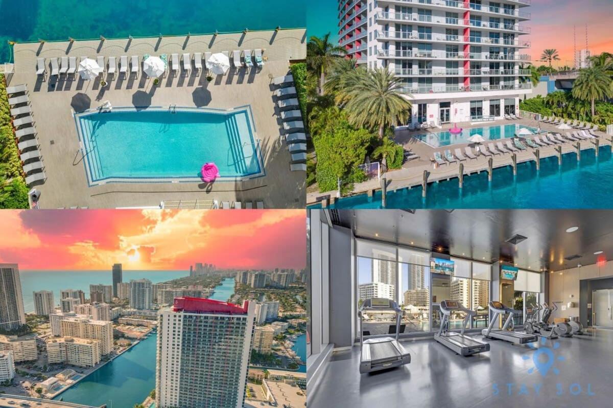 Balcony - Pool - Near Beach - Gym Hallandale Beach Zewnętrze zdjęcie